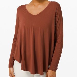 lululemon up for down time LS